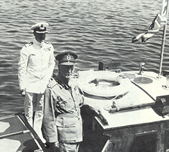 14. Mai 1948: Sir Alan Cunningham, der letzte britische Hochkommissar, verlaesst Palaestina.