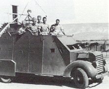 1939: die juedische Hilfspolizei erhaelt gepanzerte Fahrzeuge
