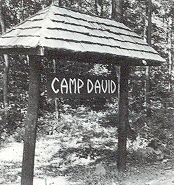 Das Tor zu Camp David, wo die Abkommen erzielt wurden.