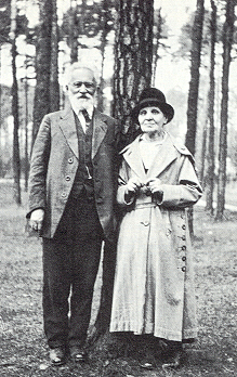 Dubnow und seine Frau in Berlin