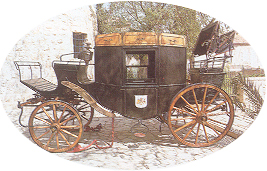 Montefiores Kutsche, mit der er alle seine 
Reisen unternahm