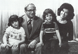 Praesident Navon mit seiner Familie