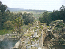 Die antiken Badeanlagen von Hamat Gader
