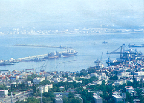 Blick auf den Hafen